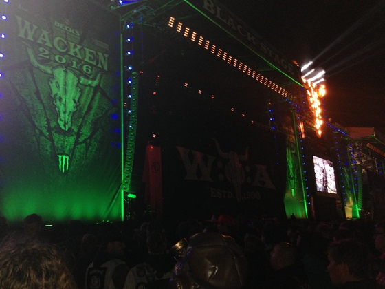 Wacken 2016 Black Stage Green Night
